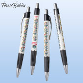 Niedlicher Weihnachtsschneemann, festliche Grafik, Kugelschreiber