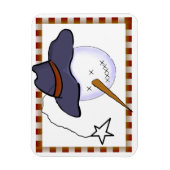 Niedlicher Weihnachtsschneemann Magnet (Vertikal)
