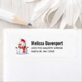 Niedlicher Weihnachtsschneemann mit Red Hat & Scar (Insitu)