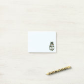 Niedlicher Weihnachtsschneemann Post-it-Notizen Post-it Klebezettel (Auf Schreibtisch)