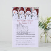 Niedlicher Weihnachtsschneemann, wie gut du das Sp (Stehend Vorderseite)