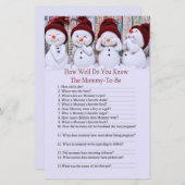 Niedlicher Weihnachtsschneemann, wie gut du das Sp (Vorne/Hinten)