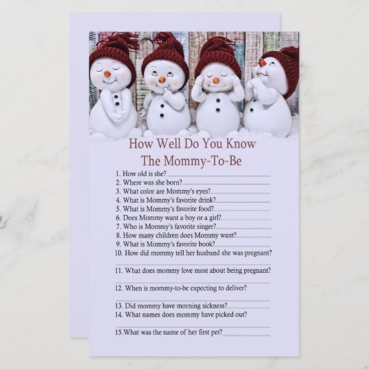 Niedlicher Weihnachtsschneemann, wie gut du das Sp (Vorne/Hinten)