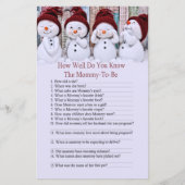 Niedlicher Weihnachtsschneemann, wie gut du das Sp (Vorderseite)