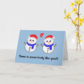 Niedlicher Weihnachtsschneemobil Karte (Gelbe Blume)