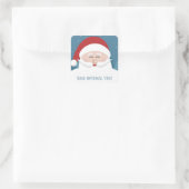 Niedlicher Weihnachtssternenaufkleber Quadratischer Aufkleber (Tasche)