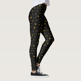 Niedlicher Weihnachtssterngoldtag - Neue Jahre Leggings
