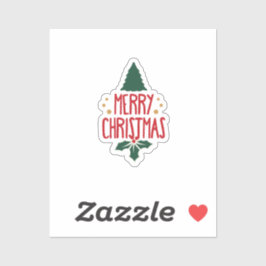 Niedlicher Weihnachtsunterricht Aufkleber