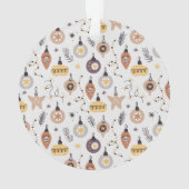 niedlicher Weihnachtsurlaub Custom Cat Foto Ornament (Rückseite)