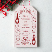 Niedlicher Weihnachtsurlaub Geschenkanhänger