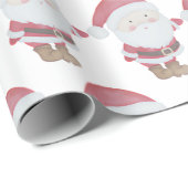 Niedlicher Weihnachtsurlaub Geschenkpapier (Rolleneckpunkt)