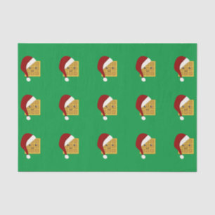 Niedlicher WeihnachtsWaffel Seidenpapier