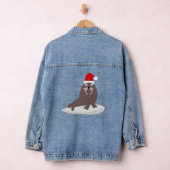 Niedlicher Weihnachtswalrus Jeansjacke (Hangar)