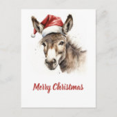 Niedlicher Weihnachtswein Postkarte (Vorderseite)