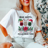 Niedlicher Weihnachtswein T - Shirt
