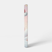 Niedlicher Weihnachtswelpen in der Weihnachtsmannm Samsung Galaxy Hülle (Linke Seite)