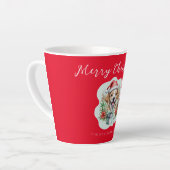 Niedlicher Weihnachtswelpen Milchtasse (Linke Ecke)