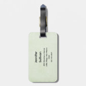 Niedlicher Weihnachtszug mit Spielzeug Gepäckanhänger (Rückseite vertikal)