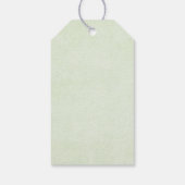 Niedlicher Weihnachtszug mit Spielzeug Geschenkanhänger (Rückseite)