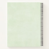 Niedlicher Weihnachtszug mit Spielzeug Notizblock (Rückseite)