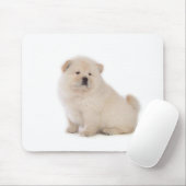 niedlicher weißer Chow-Chow Chow-Chow Mousepad (Mit Mouse)