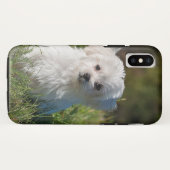 Niedlicher weißer Hund Case-Mate iPhone Hülle (Rückseite (Horizontal))