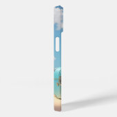 Niedlicher weißer Hund Reisekoffer Personalisierte Case-Mate iPhone Hülle (Rückseite / Rechts)