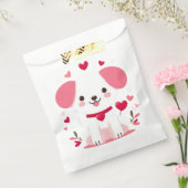 Niedlicher, weißer Hündchen Geschenktütchen (Versiegelt)