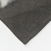 Niedlicher weißer Labrador Retriever Mix Dose mit Fleecedecke (Ecke)