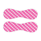 Niedlicher, weißer Rosa Küsse Muster Krawatte Case Baseball (Paneele)