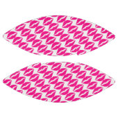 Niedlicher, weißer Rosa Küsse Muster Krawatte Case Football (Paneele)