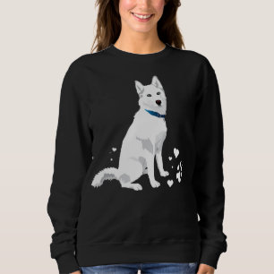 Niedlicher weißer sibirischer Husky - Sweet White  Sweatshirt