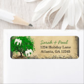 Niedlicher weißer Smaragdgrüner Herz-Blattbaum (Insitu)