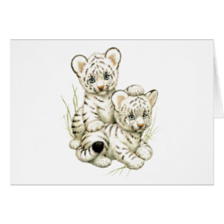 Niedlicher weißer Tiger CUB