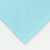 Niedlicher Weißer und Blauer Erstschwarzer Wal Fleecedecke (Ecke)