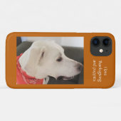 Niedlicher weißer Welpenhund mit Erntedank Scarf Case-Mate iPhone Hülle (Rückseite (Horizontal))