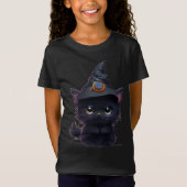 Niedlicher, weißlicher Halloween-T - Shirt (Vorderseite)