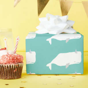 Niedlicher Weißwal Geschenkpapier