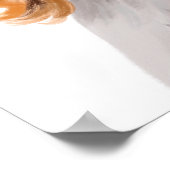 Niedlicher Wellness-Center Hunde entspannen Erneue Poster (Ecke)