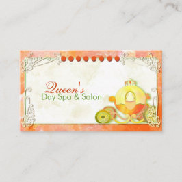 Niedlicher Wellness-Center-Salon für Princess-Befö Visitenkarte
