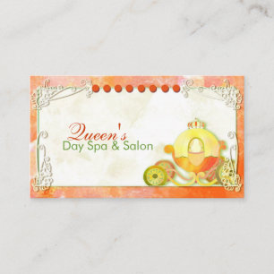 Niedlicher Wellness-Center-Salon für Princess-Befö Visitenkarte