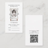 niedlicher Wellness-Center Terminkarte (Vorne/Hinten)