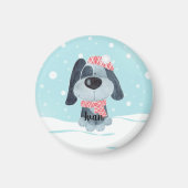 Niedlicher Welpe, Baby Magnet (Vorne)