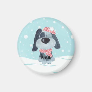 Niedlicher Welpe, Baby Magnet