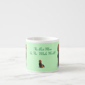 niedlicher Welpe-Beagle-Kuschelhund mit Slogan Espressotasse (Vorderseite)