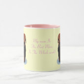 niedlicher Welpe-Beagle-Kuschelhund mit Slogan Tasse (Zentrum)