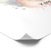 Niedlicher Welpe Behielt Lächeln Poster (Ecke)