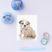 Niedlicher Welpe Bulldog Sad Flyer (Einzeln)