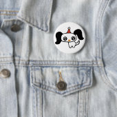 niedlicher Welpe Button (Beispiel)