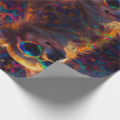 Niedlicher Welpe Chihuahua mit Sonnenbrille Geschenkpapier (Ecke)